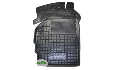 Коврик в салон водительский для Chery QQ резиновый (AVTO-Gumm)