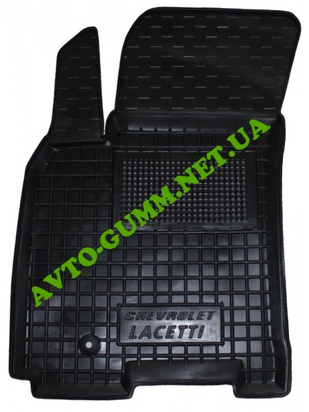 Коврик в салон водительский для Chevrolet Lacetti 2004 резиновый (AVTO-Gumm)
