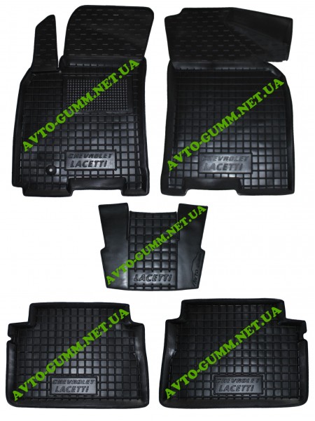 Коврики в салон для Chevrolet Lacetti 2004 полиуретан (AVTO-Gumm)