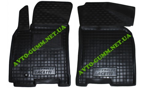 Коврики в салон, водительский + пассажир для Lacetti 2004 полиуретан (AVTO-Gumm)