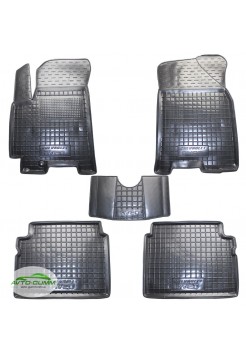 Коврики в салон для Chevrolet Aveo T250 2006-2011 полиуретан (AVTO-Gumm)