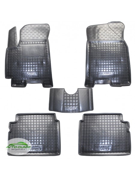 Коврики в салон для Chevrolet Aveo T250 2006-2011 полиуретан (AVTO-Gumm)