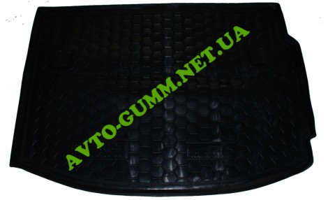 Коврик в багажник для Renault Megane lll (2010-) (хетчбэк) полиуретан ( Avto-Gumm )