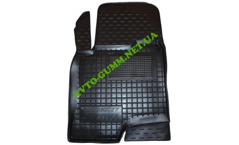 Коврик в салон водительский для Chevrolet Captiva резиновый (AVTO-Gumm)