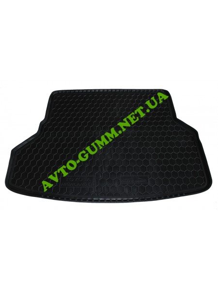 Коврик в багажник для Toyota Highlander (2008-) (7 мест) полиуретан ( Avto-Gumm )