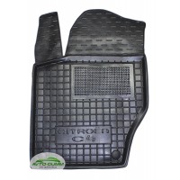 Коврик в салон водительский для Citroen C4 2010 резиновый (AVTO-Gumm)