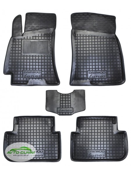 Коврики в салон для Daewoo Lanos полиуретан (AVTO-Gumm)