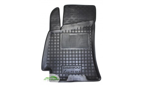 Коврик в салон водительский для Daewoo Lanos резиновый (AVTO-Gumm)