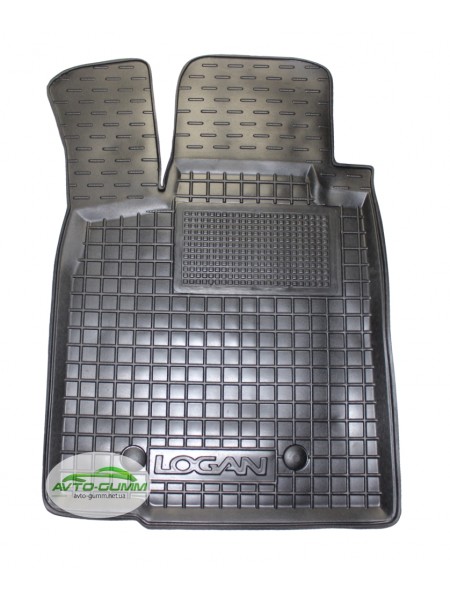 Коврик в салон водительский для Dacia Logan MCV (06-12) универсал резиновый (AVTO-Gumm)