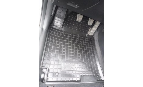 Коврик в салон водительский для Hyundai Elantra (2014-) ( полиуретан ) ( Avto-Gumm )