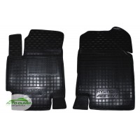 Коврики в салон, водительский + пассажир для Hyundai Accent 2006- 2010 полиуретан (AVTO-Gumm)