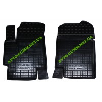 Коврики в салон, водительский + пассажир для Hyundai Accent 2011 полиуретан (AVTO-Gumm)