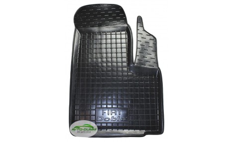 Коврик в салон водительский для Fiat Doblo 2001- резиновый (AVTO-Gumm)