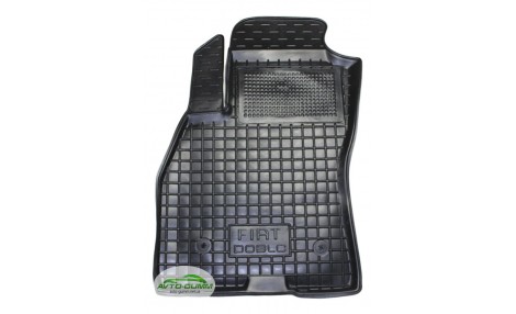Коврик в салон водительский для Fiat Doblo 2010- резиновый (AVTO-Gumm)