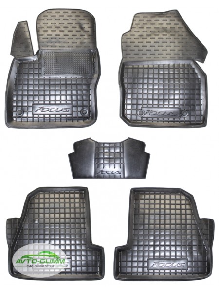 Коврики в салон для Ford Focus (2011-) полиуретан (AVTO-Gumm)