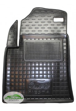 Коврик в салон водительский для Ford Fiesta (2005- 2009) резиновый (AVTO-Gumm)