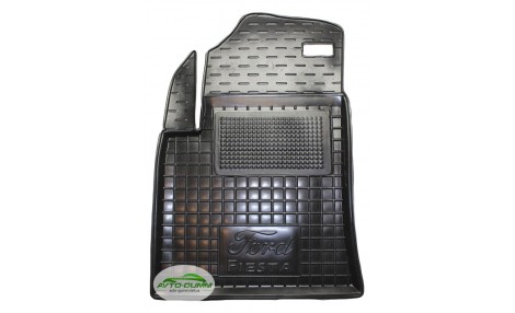 Коврик в салон водительский для Ford Fiesta (2005- 2009) резиновый (AVTO-Gumm)