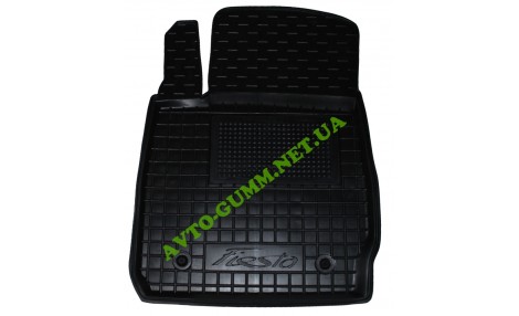 Коврик в салон водительский для Ford Fiesta (2010-) резиновый (AVTO-Gumm)