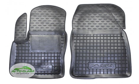 Коврики в салон, водительский + пассажир для Ford Kuga (-2013) полиуретан (AVTO-Gumm)