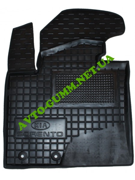Коврик в салон водительский для Kia Sorento (2010-), резиновый (AVTO-Gumm)