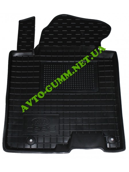 Коврик в салон водительский для Kia Cee'd (2012-) (5дв.), резиновый (AVTO-Gumm)
