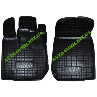 Коврики в салон, водительский + пассажир для Renault Logan (2013-) полиуретан (AVTO-Gumm)