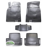 Коврики в салон для Renault Megane lll хетчбэк (2010-) полиуретан (AVTO-Gumm)