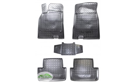 Коврики в салон для Renault Megane lll хетчбэк (2010-) полиуретан (AVTO-Gumm)