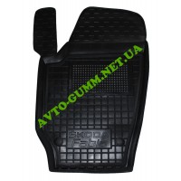 Коврик в салон водительский для Skoda Fabia ll (2007-) резиновый (AVTO-Gumm)
