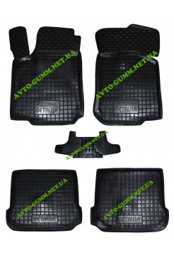 Коврики в салон для Skoda Octavia A4 (1996 - 2010) полиуретан (AVTO-Gumm)