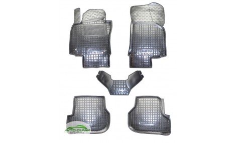 Коврики в салон для Skoda Octavia A5 (2004 - 2012) полиуретан (AVTO-Gumm)