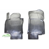 Коврики в салон, водительский + пассажир для Skoda Octavia A5 (2004 - 2012) полиуретан (AVTO-Gumm)