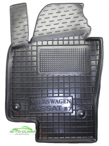 Коврик в салон водительский для Volkswagen Passat B 6 - B 7 резиновый (AVTO-Gumm)