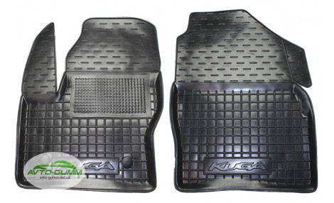 Коврики в салон, водительский + пассажир для Ford Kuga (2013-) полиуретан (AVTO-Gumm)