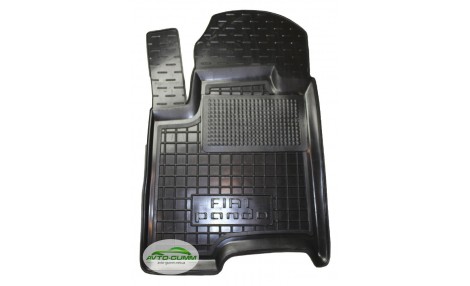 Коврик в салон водительский для Fiat Panda резиновый (AVTO-Gumm)