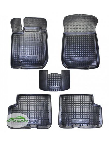 Коврики в салон для Dacia Logan (2004-12) седан полиуретан (AVTO-Gumm)