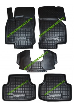 Коврики в салон для Skoda Octavia A7 (2013-) полиуретан (AVTO-Gumm)