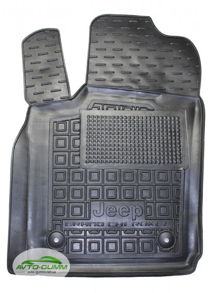 Коврик в салон водительский для JEEP Grand Cherokee (2013-) (WL) ( полиуретан ) ( Avto-Gumm )