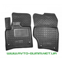 Коврики в салон, водительский + пассажир для Audi Q7 (2005-) ( полиуретан ) ( Avto-Gumm )