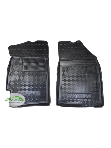 Коврики в салон, водительский + пассажир для Daewoo Ravon R2 (Spark (2012-)) ( полиуретан ) ( Avto-Gumm )