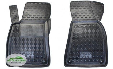 Коврики в салон, водительский + пассажир для Audi A4 (B6 - B7) (2000 - 2007) ( полиуретан ) ( Avto-Gumm )