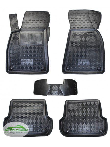 Коврики в салон для Audi A4 (B6 - B7) (2000 - 2007) ( полиуретан ) ( Avto-Gumm )