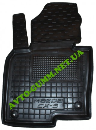 Коврик в салон водительский для Mazda CX-7 (2006-) полиуретан (AVTO-Gumm)