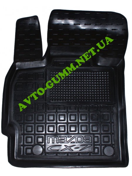 Коврик в салон водительский для Mazda CX-7 (2006-) полиуретан (AVTO-Gumm)