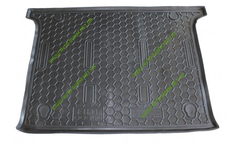 Коврик в багажник для Fiat Doblo (2010-) (5мест) корот. база полиуретан ( Avto-Gumm )