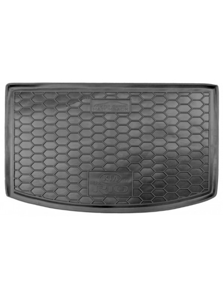 Коврик в багажник для Kia Rio (2017-) (хетчбэк) (верхняя полка ) ( полиуретан ) ( Avto-Gumm )