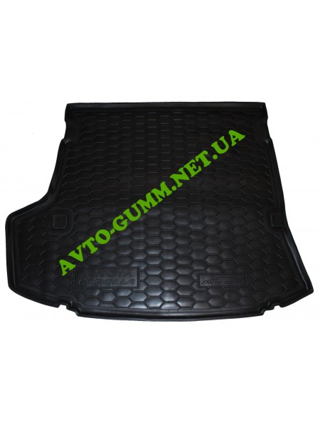 Коврик в багажник для Toyota Corolla (2007-) (седан) полиуретан (AVTO-Gumm)
