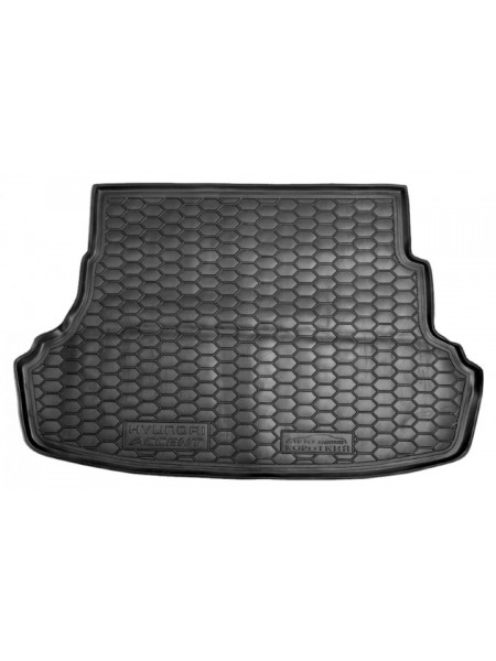 Коврик в багажник для  HYUNDAI Accent (2011>) (не делен. спинки, корот.) ( Avto-Gumm ) полиуретан