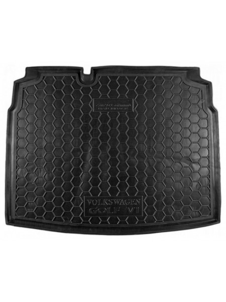 Коврик в багажник для Volkswagen Golf 6 (хетчбэк) ( пластик ) ( Avto-Gumm )