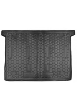 Коврик в багажник для Fiat Doblo (2010-) (7мест) корот. база ( пластик ) ( Avto-Gumm )